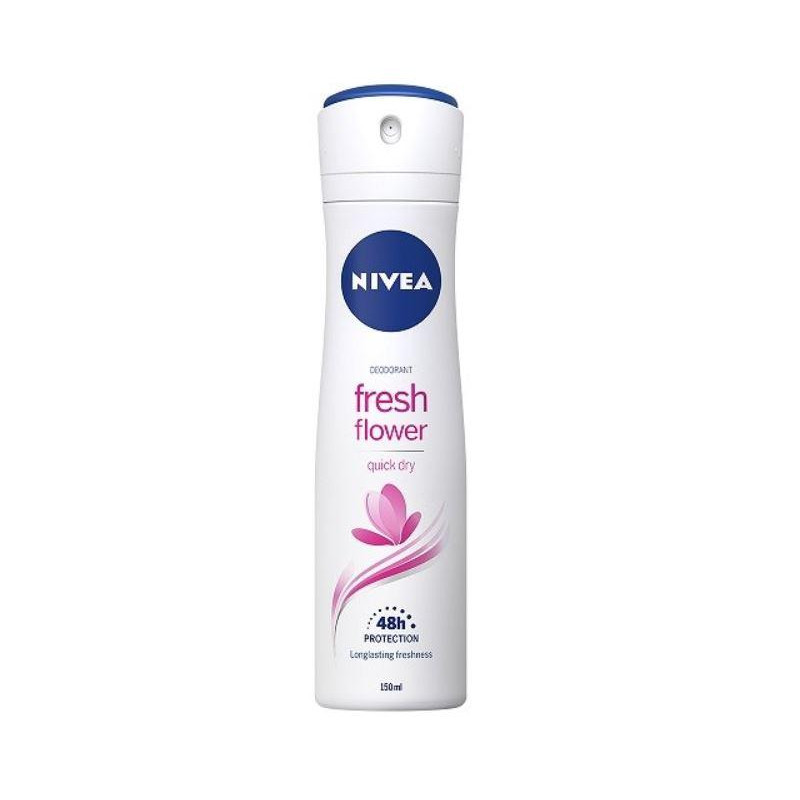 NIVEA Deo Spray Fresh Flower, Volum 150 ml