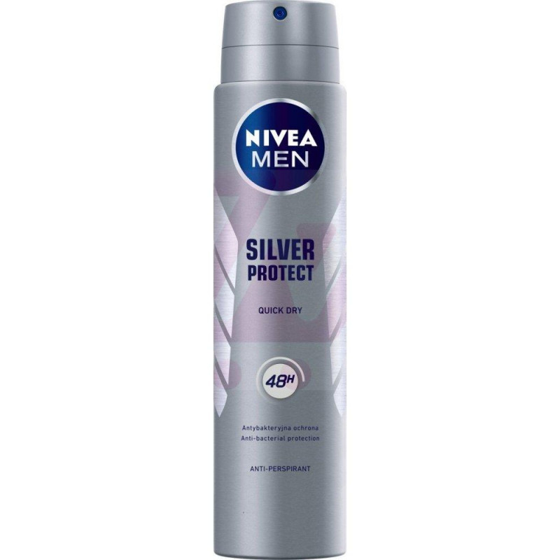 NIVEA MEN Deo Spray Silver Protect XL, Volum 250 ml
