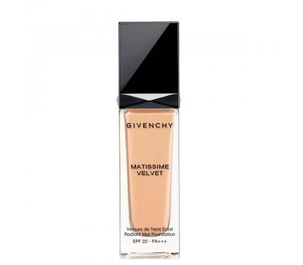 Givenchy Matissime Velvet SPF 20 Mat Fluide 03 Mat Sand Матиращ фон дьо тен със слънцезащитен фактор