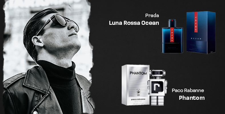 Prada Luna Rossa Ocean - Paco Rabanne Phantom