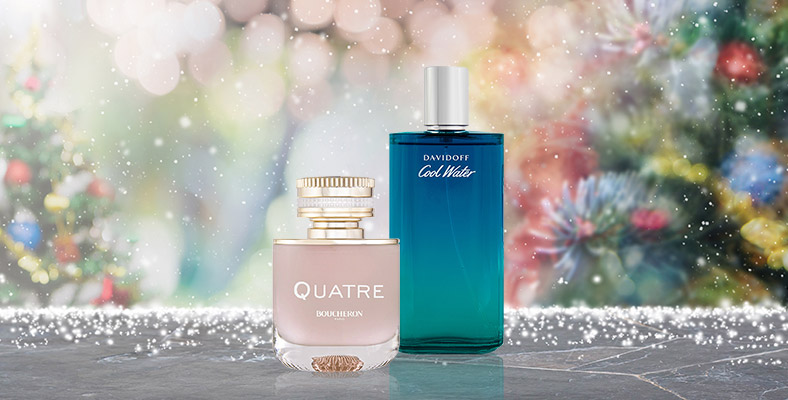 Boucheron Quatre En Rose парфюм за жени & Davidoff Cool Water парфюм за мъже