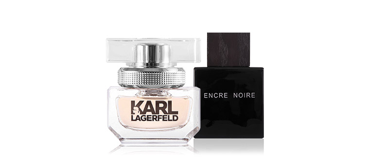 Парфюмни съставки в Lalique Encre Noire и Karl Lagerfeld for Her