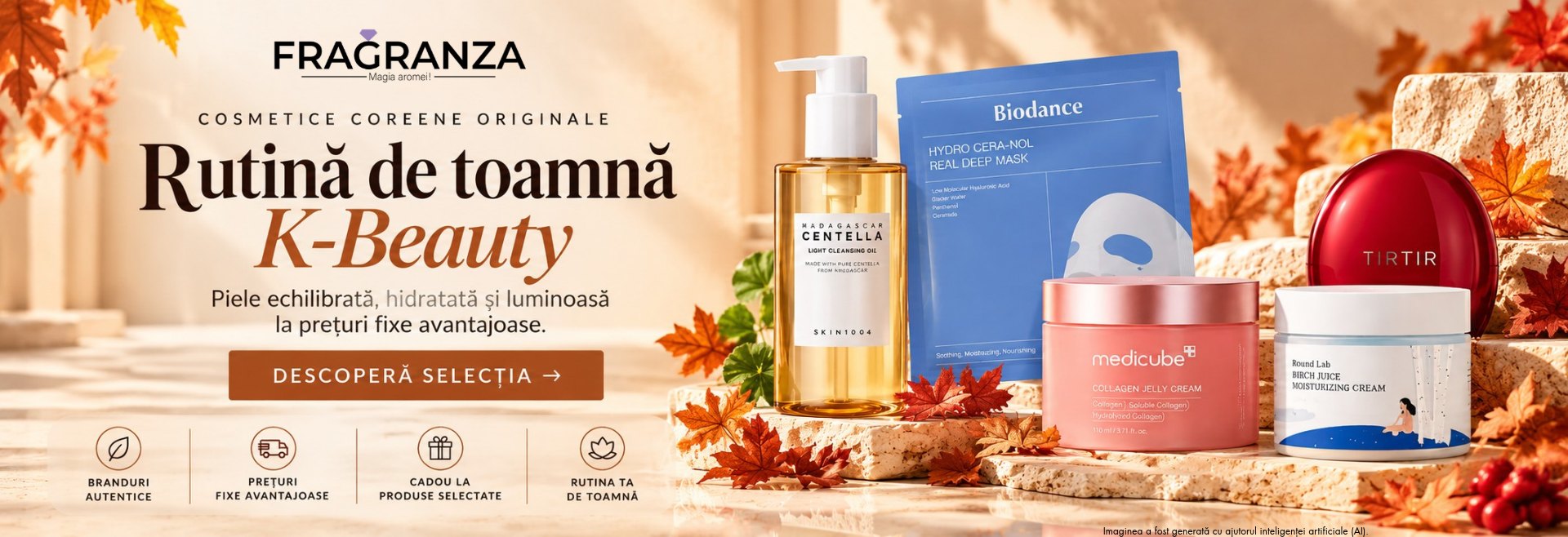 Rutină de toamnă K-Beauty – cosmetice coreene originale